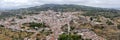 Great panorama of Montanchez , Caceres, Extremadura, Spain