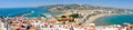 180degree panoramic view Peniscola, Castellon - Spain