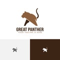 Great Panther Tiger Jaguar Jungle Wildlife Animal Logo Royalty Free Stock Photo