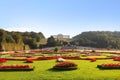 Great Parterre Garden at Schonbrunn Palace Royalty Free Stock Photo