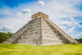 Great photo of the pyramid of Chichen Itza, Mayan civilization, one of the most visited archaeological sites in Mexico. About 1.2