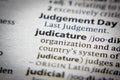 Word or phrase Judicature in a dictionary