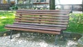 Portuguese park bench