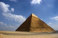 Great Pyramid of Cheops Giza Ancient Egypt, Travel Royalty Free Stock Photo