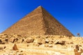 The Great Pyramid of Cheops in Giza, Egypt Royalty Free Stock Photo