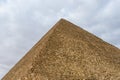 The great pyramid of Cheops in Giza plateau. Cairo, Egypt Royalty Free Stock Photo