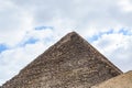 The great pyramid of Cheops in Giza plateau. Cairo, Egypt Royalty Free Stock Photo