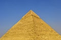 The Great pyramid of Giza in Egypt Cairo with Sphinx and camel Royalty Free Stock Photo