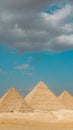 The great pyramid of giza egypt on a suuny day Royalty Free Stock Photo