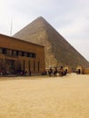 The Great Pyramid of khufu at Giza Royalty Free Stock Photo