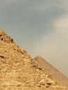 The Great Pyramid of Khufu and khefre at Giza Royalty Free Stock Photo