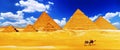 Great Pyramid located at Giza . Royalty Free Stock Photo