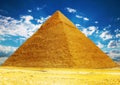 Great Pyramid located at Giza . Royalty Free Stock Photo