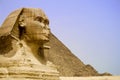 Great Pyramid and Sphinx Royalty Free Stock Photo