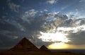 The Great Pyramids Royalty Free Stock Photo