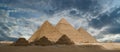 The Great Pyramids Royalty Free Stock Photo