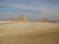 The great pyramids Royalty Free Stock Photo