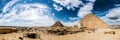 The great pyramids of Giza, Egypt