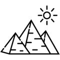 Great pyramids icon