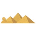 The great pyramids and sphinx of Giza, Egypt