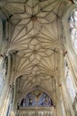 The Great Quire roof, Priory, Christchurch. Royalty Free Stock Photo