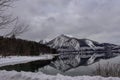 A Mountain reflection on a Lake