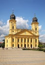 Great Reformed Church in Debrecen in Debrecen. Hungary Royalty Free Stock Photo