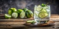 This is a great refreshing organic cucumber gin and tonic Ideal for vegetarians Generative By AI