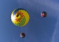 The Great Reno Balloon Race, from below Royalty Free Stock Photo