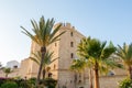 Great replica of old Medina in tourist town of Yasmine Hammamet, Tunisia Royalty Free Stock Photo