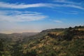 Great Rift Valley in Uganda with amazing sky Royalty Free Stock Photo