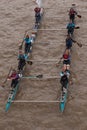 The Great River Race, boats on the Thames.