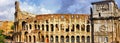 Great Rome, Colosseo Royalty Free Stock Photo