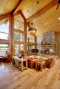 Log Cabin on an Idaho lake.