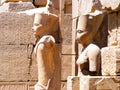 The great ruins of Karnak. Royalty Free Stock Photo