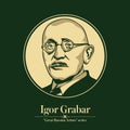 Great Russian artist. Igor Grabar was a Russian post-impressionist painter, publisher, restorer and historian of art