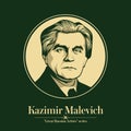 Great Russian artist. Kazimir Malevich was a Russian-Ukrainian and Soviet avant-garde artist and art theorist