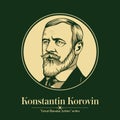 Great Russian artist. Konstantin Korovin was a leading Russian Impressionist painter