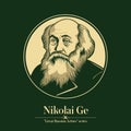 Great Russian artist. Nikolai Ge was a Russian realist painter and an early Russian symbolist.