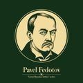 Great Russian artist. Pavel Fedotov was an amateur Russian painter. He was only 37 years old when he died in a mental clinic.