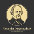 Great Russian composer. Alexander Dargomyzhsky was a 19th-century Russian composer.