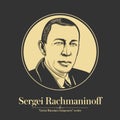 Great Russian composer. Sergei Rachmaninoff was a Russian composer, virtuoso pianist, and conductor.