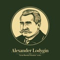 The Great Russian Scientists Series. Alexander Lodygin was a Russian electrical engineer and inventor, one of the inventors