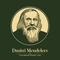 The Great Russian Scientists Series. Dmitri Mendeleev was a Russian chemist and inventor.