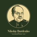 The Great Russian Scientists Series. Nikolay Burdenko was a Russian Empire and Soviet surgeon, the founder of Russian neurosurgery