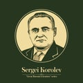 The Great Russian Scientists Series. Sergei Korolev was a lead Soviet rocket engineer and spacecraft designer during the Space Rac