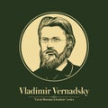 The Great Russian Scientists Series. Vladimir Vernadsky was a Russian and Soviet mineralogist and geochemist who is considered
