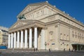 Great Russian State Academic Bolshoi Theatre - Opera and Ballet Theatre, Moscow, Russia Royalty Free Stock Photo