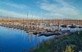 Marina at Great Salt Lake State Park in Utah