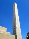 Egyptian obelisk Karnak Temple Egypt Africa Royalty Free Stock Photo